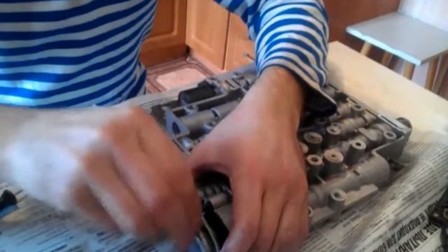 Коробка 4л60е. Промывка 