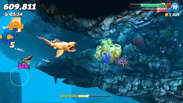 NEW NURSE SHARK UNLOCKED (HUNGRY SHARK WORLD) смотреть онлайн