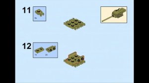 Мини танк Т-14 Армата из Лего