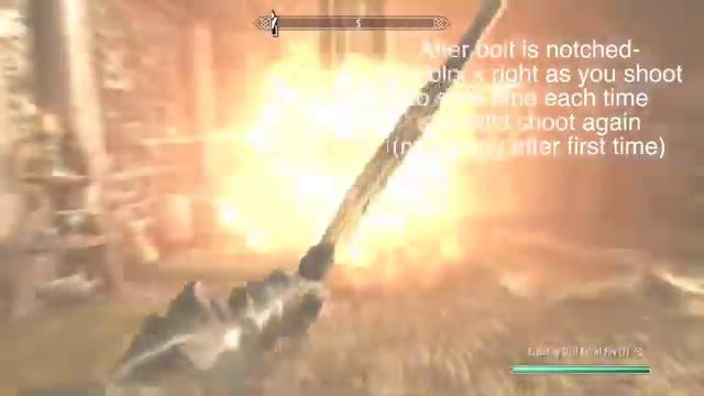 Skyrim ~ How To Shoot Exploding Bolts Using A Bow смотреть онлайн
