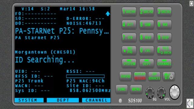 Uniden SDS100 Scanner Livefeed смотреть онлайн