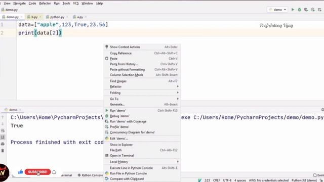 List Data Type in Python (ENG) | Prof.Antony Vijay смотреть онлайн