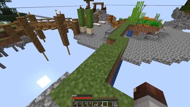 Minecraft 1.15 Skyblock : Episode 4 : How to build a Sky Island Farm смотреть онлайн
