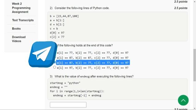 NPTEL Programming, Data Structures and Algorithms using Python Assignment 2 Answers Week 2 July-202 смотреть онлайн