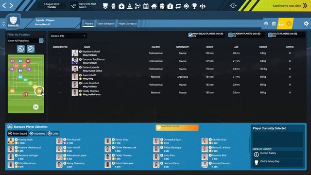 Rugby Union Team Manager 3 - Racing 92 #2 - Completamos staff y plantilla. Poco margen para negocia смотреть онлайн