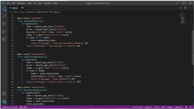Python Flask Tutorial #7 CRUD REST-Api Verbesserung des Codes смотреть онлайн