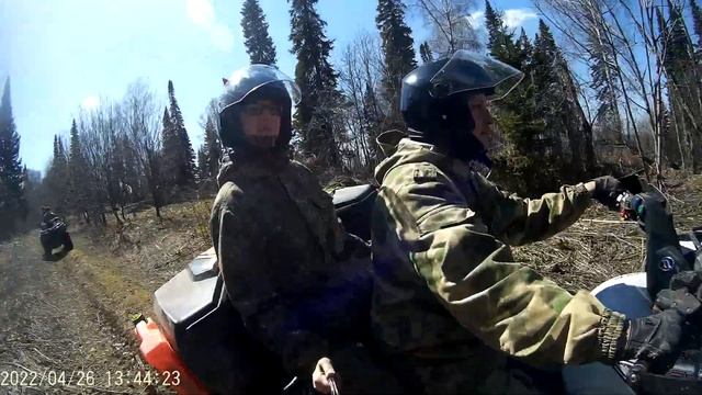 На CF MOTO X8 в лес на природу, за черемшой! смотреть онлайн