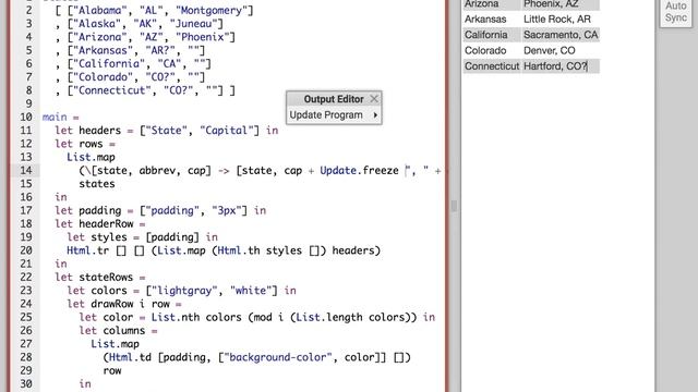 HTML Table (Part 1) in Sketch-n-Sketch смотреть онлайн