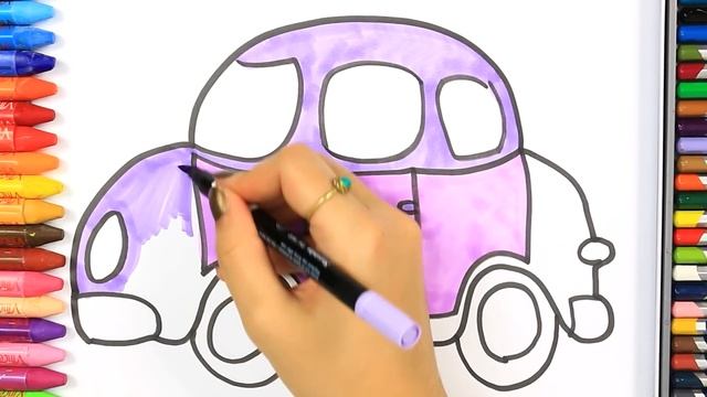 Как нарисовать автоэвакуатор с MiMi | Раскраски детей HD | Рисование и окраска смотреть онлайн