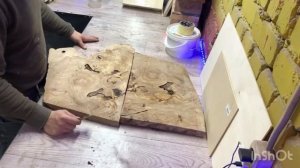 Как делать нарды из эпоксидной смолы и дерева часть  #1