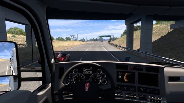 AMERICAN TRUCK SIMULATOR 1.49 | DIRT ROAD | Moving HEAVY EQUPMENT . смотреть онлайн