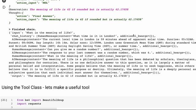 Building Custom Tools and Agents with LangChain (gpt-3.5-turbo) смотреть онлайн