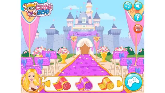 NEW Игры для детей—Disney Принцесса Барби СКОРО СВАДЬБА—Мультик Онлайн видео игры для девочек смотреть онлайн