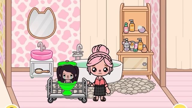 I'm The Only One Without Elements Hair In The Family | Sad Story | Toca Life Story | Toca Boca смотреть онлайн