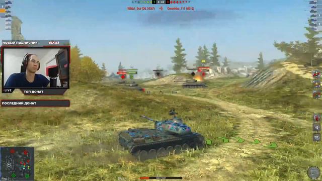 Играем в танки на евро сервере.(WOT BLITZ) смотреть онлайн