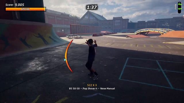 Grind 5 tables on School in Tony Hawk's Pro Skater 1 and 2 смотреть онлайн