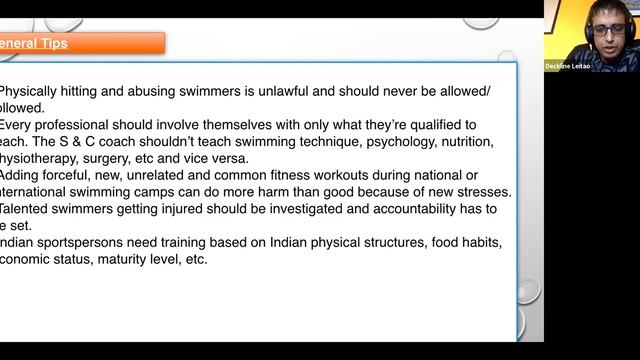 16. SWIMMING- Strength & Conditioning : When & How BY DECKLINE LIATO смотреть онлайн