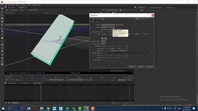 Nuke 3d Camera | 3d Projection In Nuke | Scanline Render In Nuke | Scanline Render In Nuke |