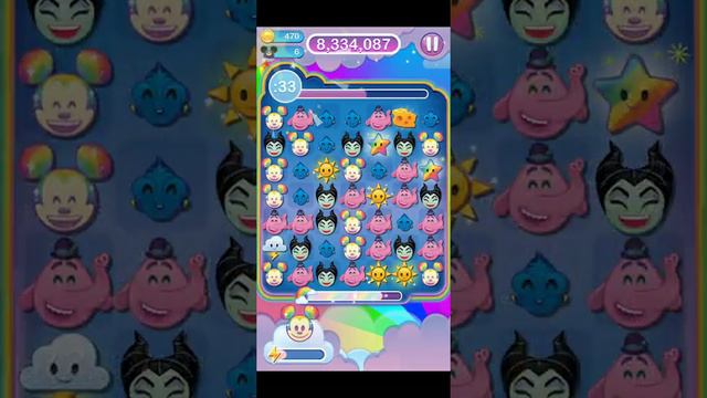 Disney Emoji Blitz Gameplay - RAINBOW MICKEY - Skill Level 5 смотреть онлайн