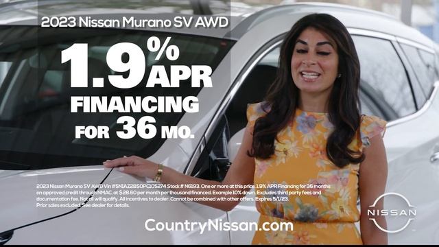 1.9% Financing on 2023 Nissan Murano SV смотреть онлайн