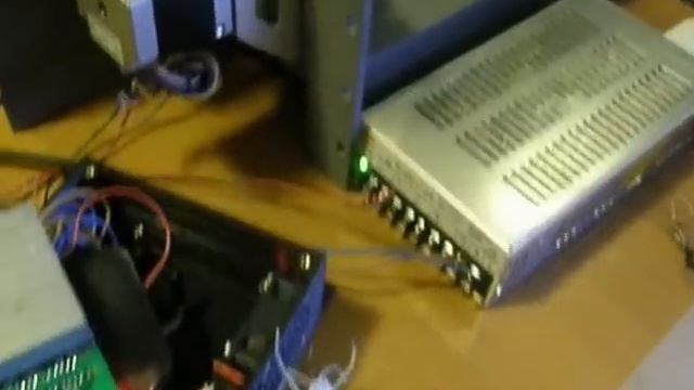 обкатка оси X с мотором формата NEMA17, напряжение 24вольт, ток 2.0 ампера смотреть онлайн