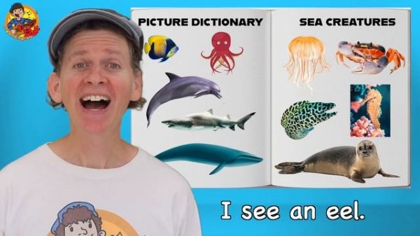 Sea Creatures | Picture Dictionary Song | Dream English Kids