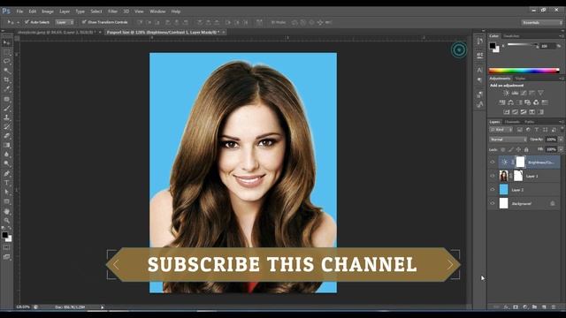 Passport size photo in Photoshop cs6 !! How to make Passport size photo in Photoshop смотреть онлайн