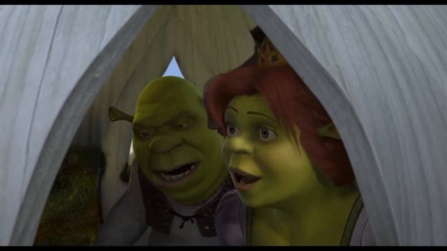 Shrek 2, Shrek and Fiona banished from Far Far Away Kingdom смотреть онлайн