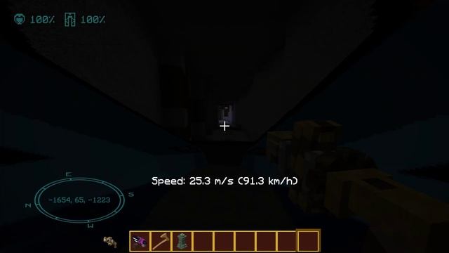 Minecraft Train Ride around My world. Transit Railway/create mod смотреть онлайн