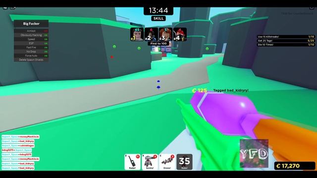 Roblox: Big Paint Ball Script ❌Aimbot, INFINITE MONEY AND MORE❌?PASTEBIN? смотреть онлайн