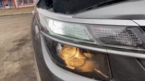 KIA Seltos замена ДХО галогенных ламп на светодиодные лампы )