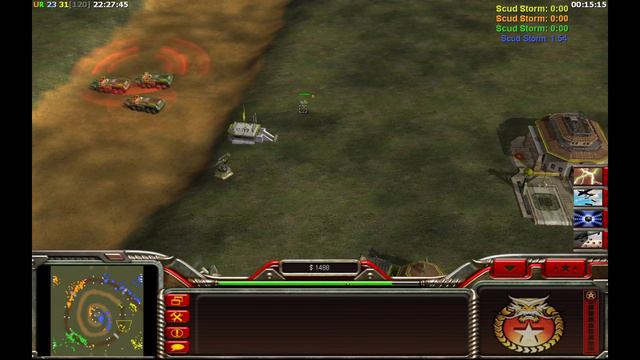 C&C Generals Zero Hour 4 Player AOD Extreme Spiral Map смотреть онлайн
