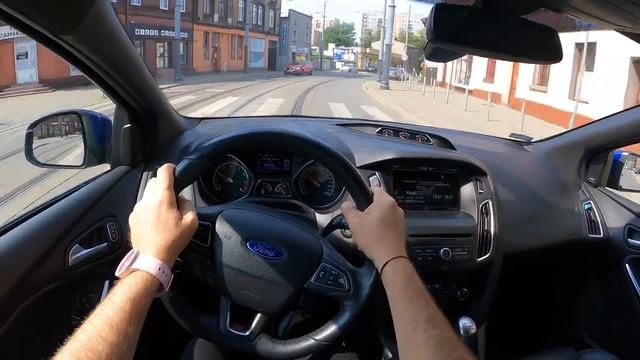 Test Drive Ford Focus ST 2 0 ECOBOOST 250 HP 0 100 POV смотреть онлайн