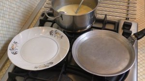 БЛИНЫ С ТВОРОГОМ. Как правильно печь блины на алюминиевой сковороде, чтобы не прилипало!