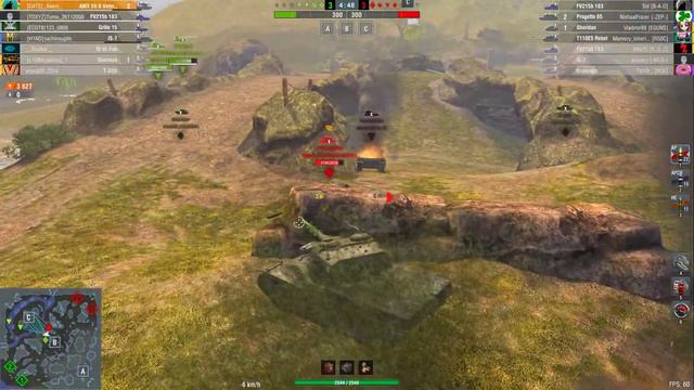 AMX 50B || 8.1K DAMAGE || ACE || World of Tanks Blitz смотреть онлайн