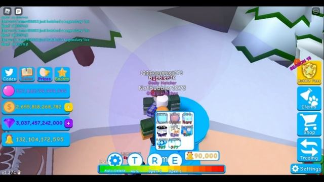 Hatching 2 Morning Stars, 2 Mythic Twin Snowballs, Shiny Twin Snowballs | Bubble Gum Simulator смотреть онлайн