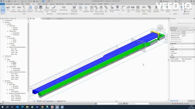 HVAC Duct In Revit MEP Part_1 смотреть онлайн