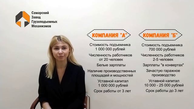 Откуда берутся дешевые грузовые подъемники - Самарский Завод Грузоподъемных Механизмов смотреть онлайн