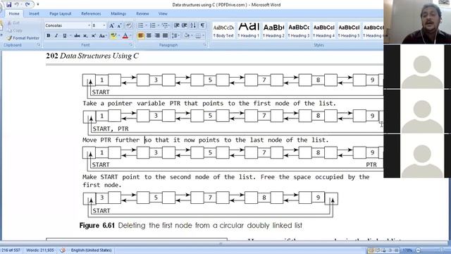 DELETION ON CIRCULAR DOUBLE LINKED LIST смотреть онлайн