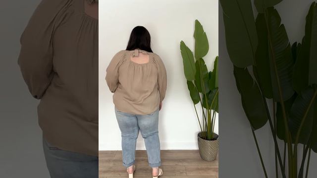 CURVE Tie-Back Blouse смотреть онлайн