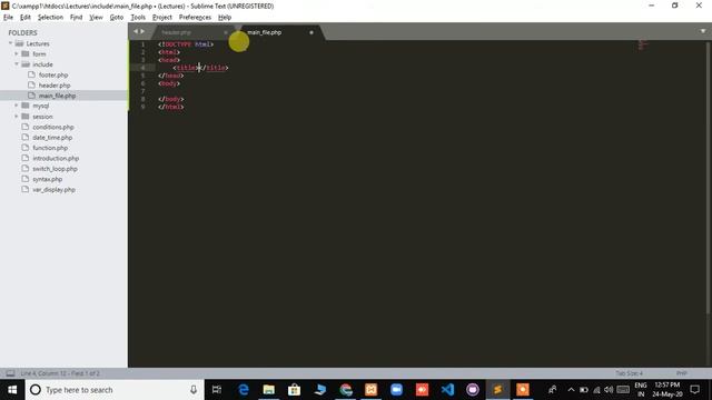 10 PHP include function | PHP | From Basics | Core | Advance смотреть онлайн