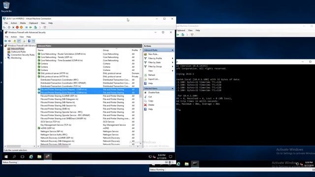Windows Firewall allow Ping, RDP, SMB Windows 10 Server 2016 2019 смотреть онлайн