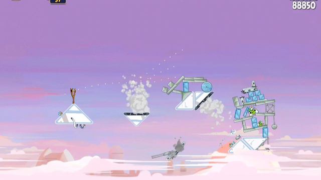 Angry Birds Star Wars Cloud City 4-10 - Прохождение на 3 Звезды смотреть онлайн
