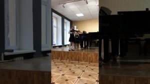 Марш, И.С. Бах, Скрипка, Белова Елена, 9 лет