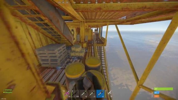 Наш дом пытается зарейдить ВЕСЬ сервер. Рейд длинною в жизнь. Раст/Rust.