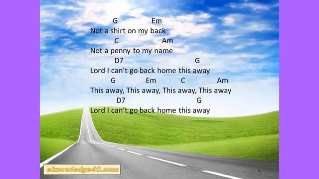 Easy guitar method: Five Hundred Miles with guitar chords and lyrics смотреть онлайн