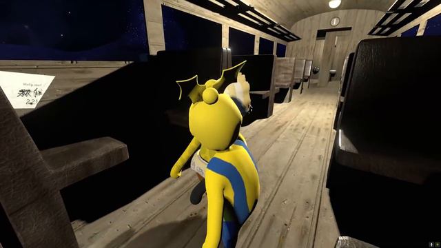 DUO LETOY MASUK KERETA HANTU PALING HORROR DI HUMAN FALL FLAT!!! смотреть онлайн