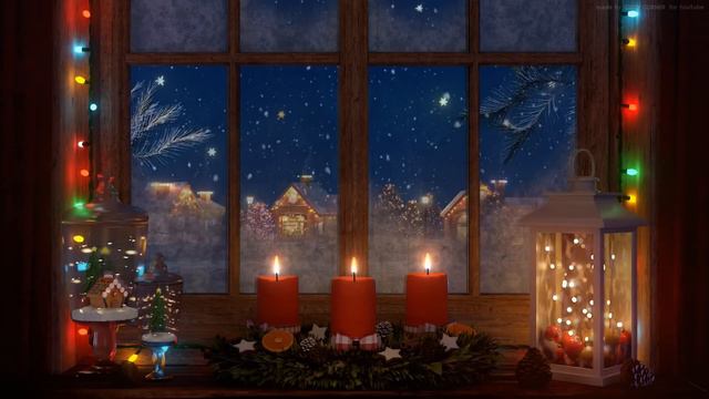 Relaxing Christmas Music Playlist with Heavenly Christmas Ambience смотреть онлайн