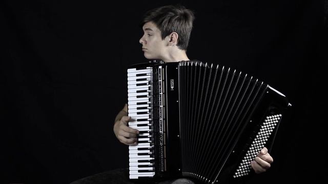 Bach: Two-Part Invention No.13 A-moll. Accordion. смотреть онлайн