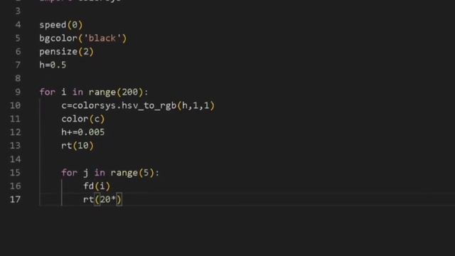 Python pattern program to print amazing pattern using turtle module #programming #question #beggine смотреть онлайн